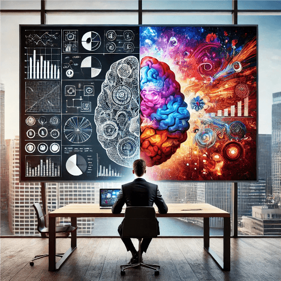 左脳と右脳の融合。論理と創造が統合された思考